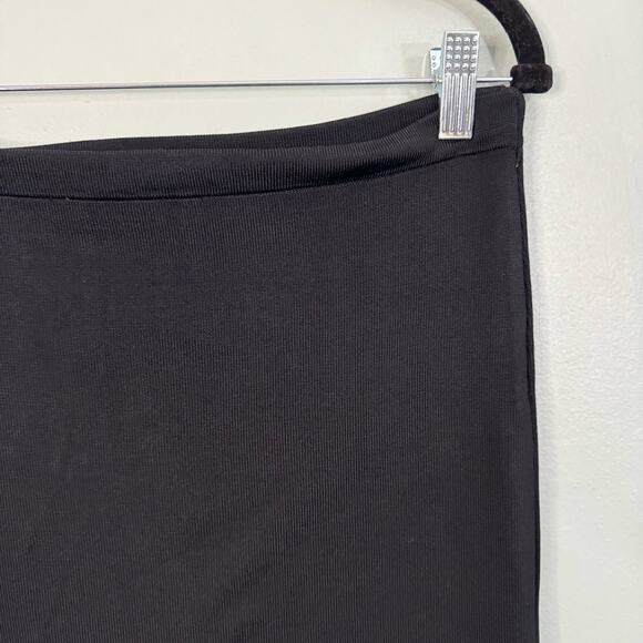 GUESS Womens Sheer Inset Mini Pencil Skirt Large Stretch Black - Picture 6 of 9